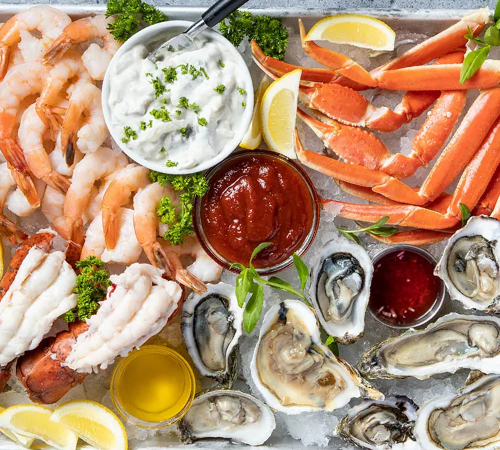 Fruits de Mer Seafood Charcuterie Board